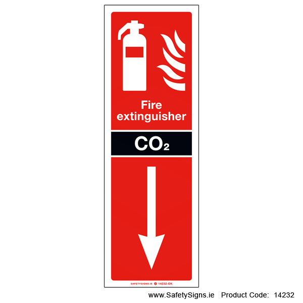 Fire Extinguisher Location - CO2 - 14232