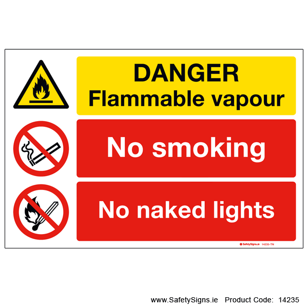 Flammable Vapour - 14235