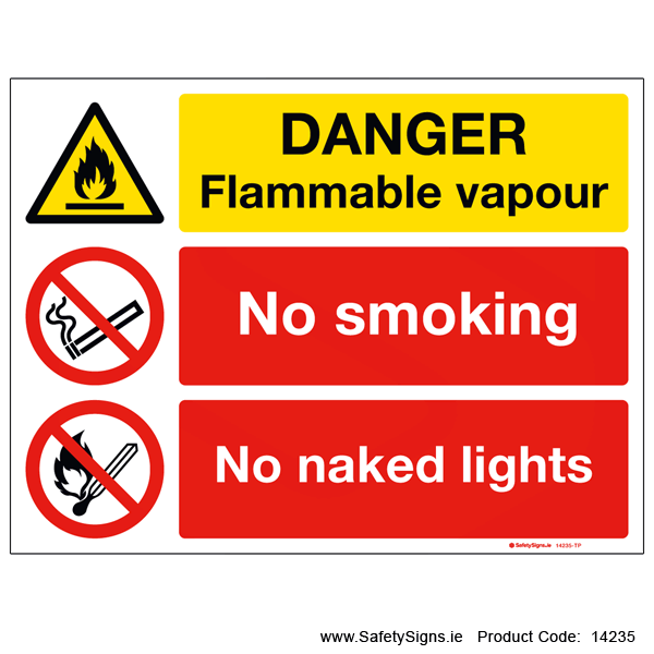 Flammable Vapour - 14235