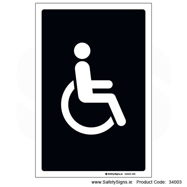 Wheelchair Accessible Toilet - 34003