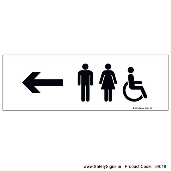 Toilets - Arrow Left - 34018