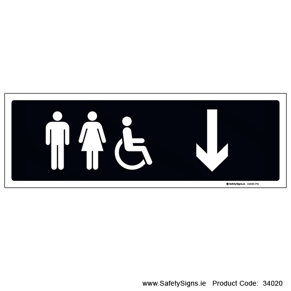 Toilets - Arrow Down - 34020