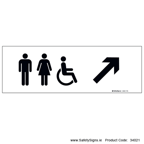 Toilets - Arrow Up Right - 34021