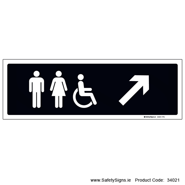 Toilets - Arrow Up Right - 34021