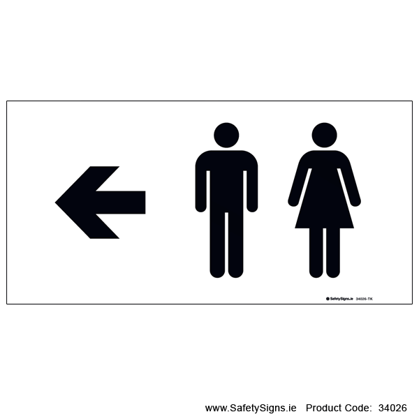 Toilets - Arrow Left - 34026