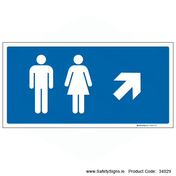 Toilets - Arrow Up Right - 34029