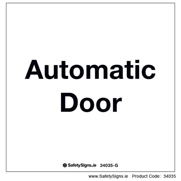Automatic Door - 34035