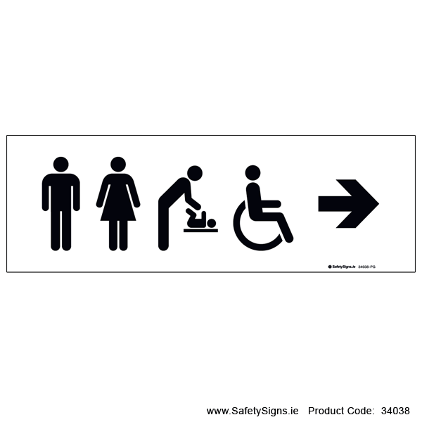 Toilets - Arrow Right - 34038
