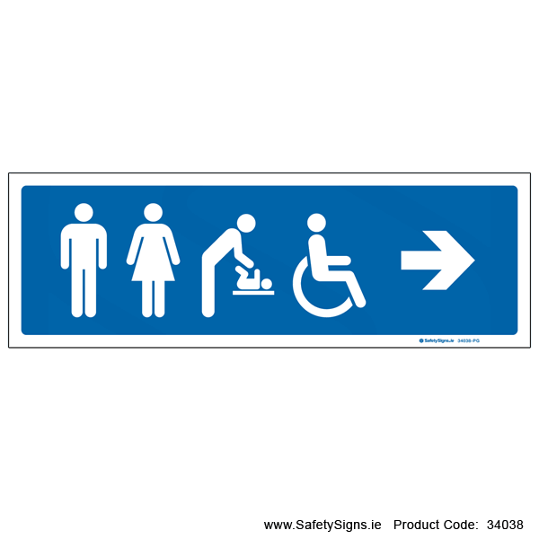 Toilets - Arrow Right - 34038