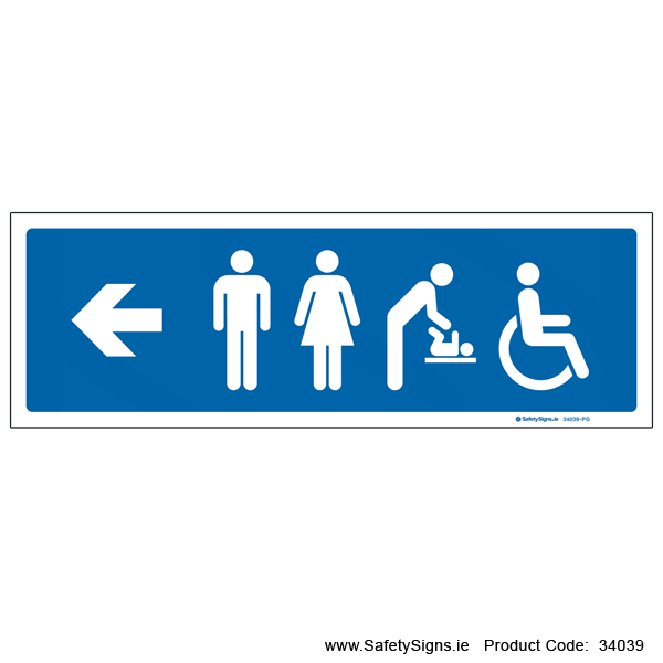 Toilets - Arrow Left - 34039