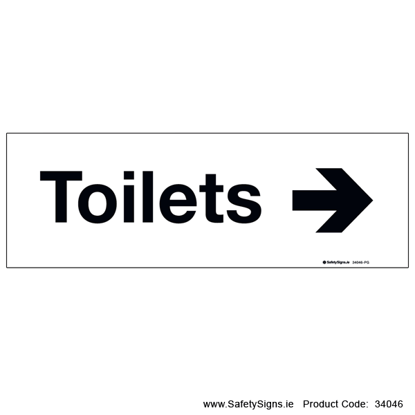 Toilets - Arrow Right - 34046