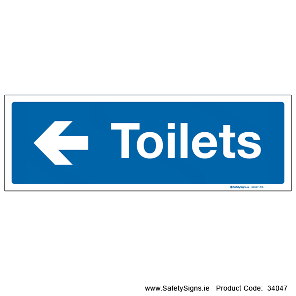 Toilets - Arrow Left - 34047
