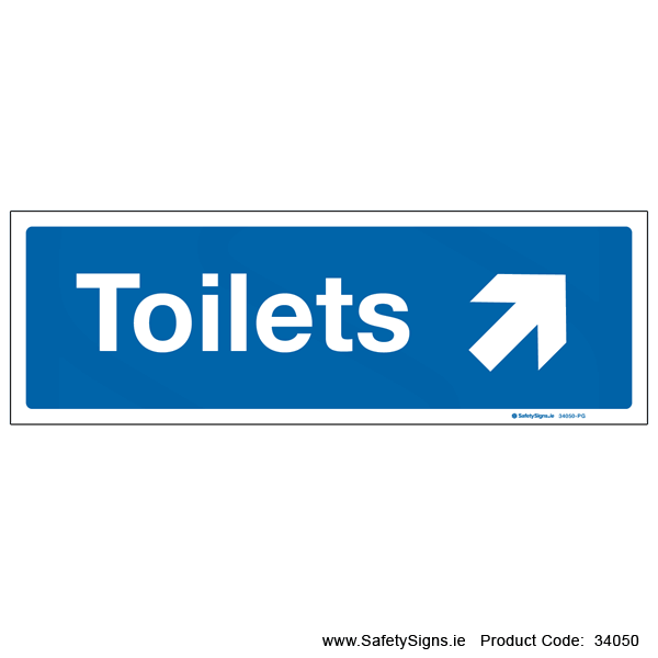Toilets - Arrow Up Right - 34050