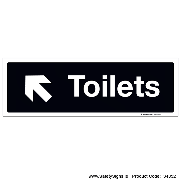 Toilets - Arrow Up Left - 34052