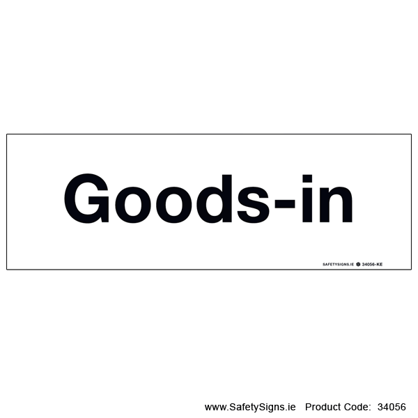 Goods-in - 34056