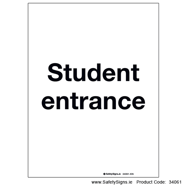 Student Entrance - 34061