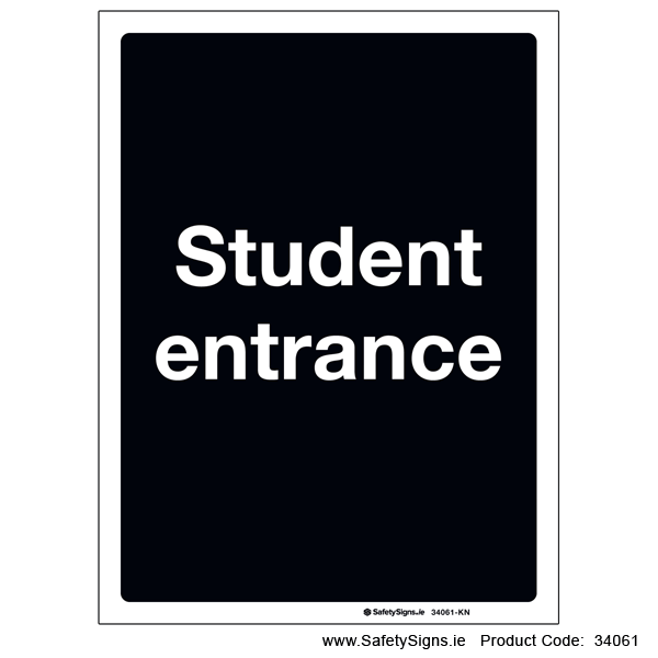 Student Entrance - 34061