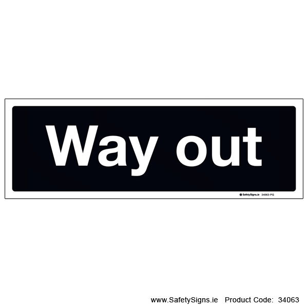 Way Out - 34063
