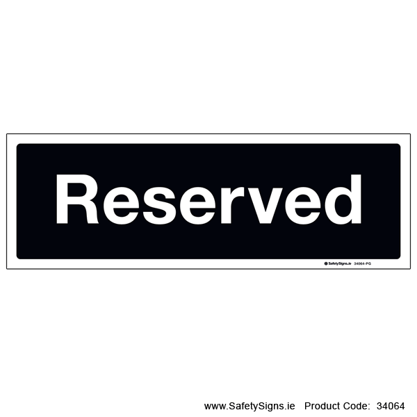 Reserved - 34064