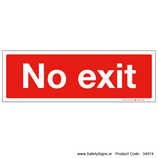 No Exit - 34074