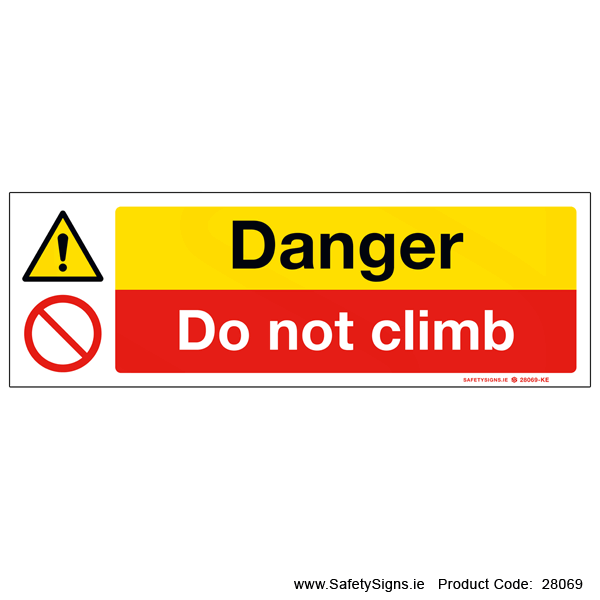 Do not Climb - 28069