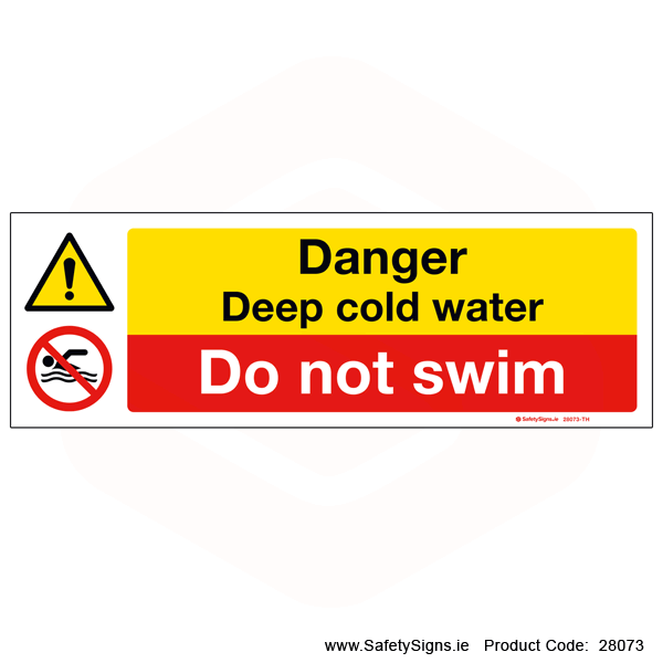 Deep Cold Water - Do not Swim - 28073