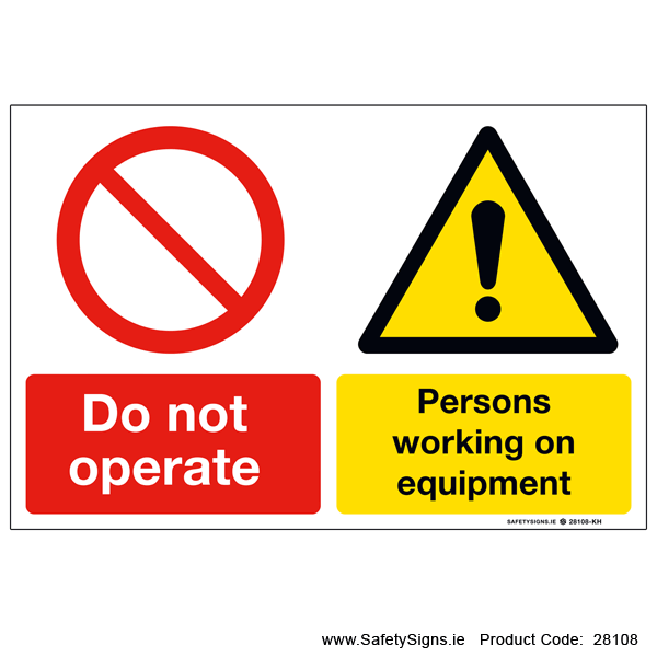 Do not Operate - 28108