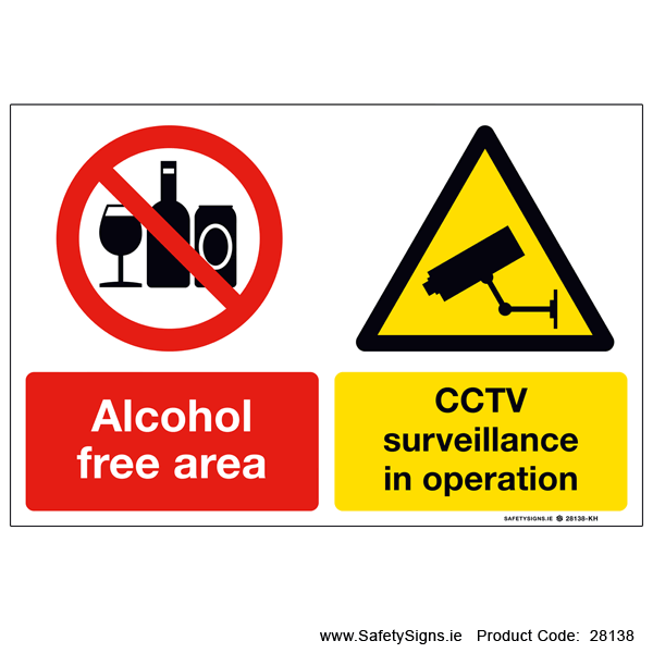 Alcohol Free Area - 28138