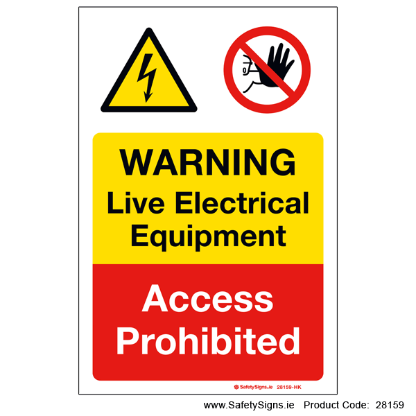 Live Electrical Equipment - 28159