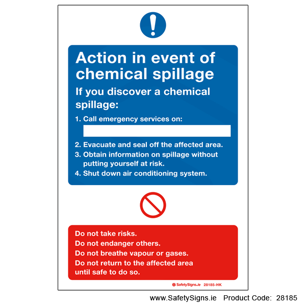 Spill Emergency Action - 28185