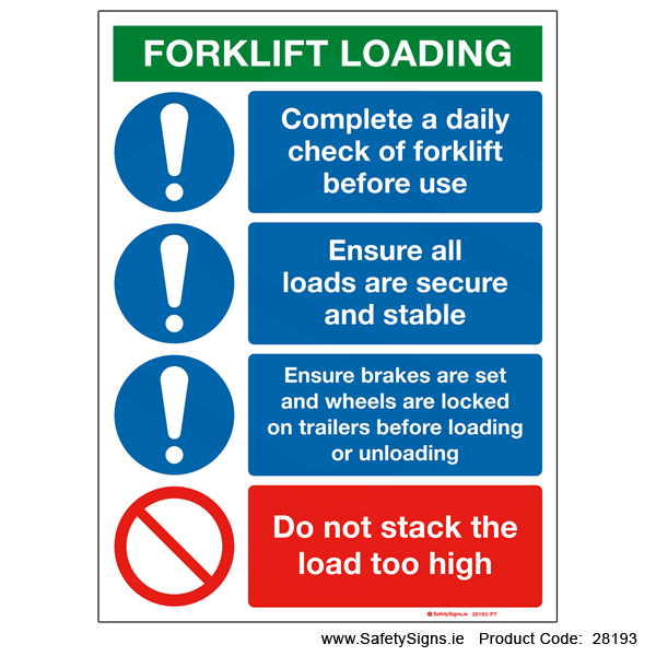 Forklift Loading - 28193