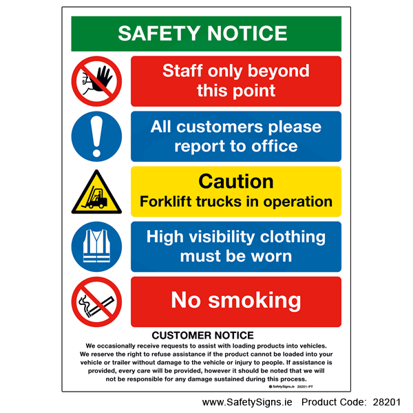 Safety Notice - 28201