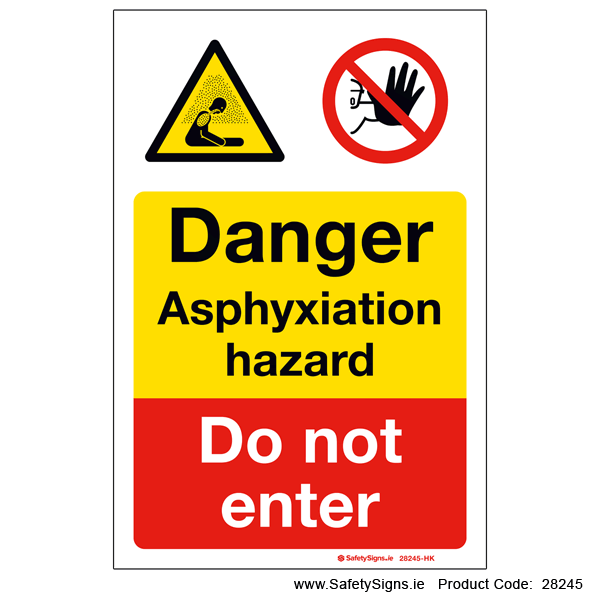 Asphyxiation Hazard - 28245