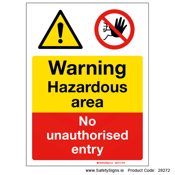 Hazardous Area - 28272