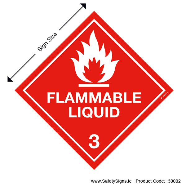 Class 3 - Flammable Liquid - 30002