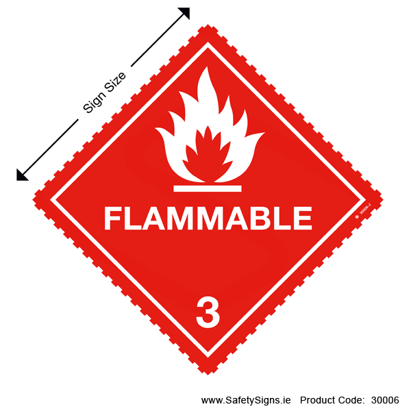 Class 3 - Flammable - 30006