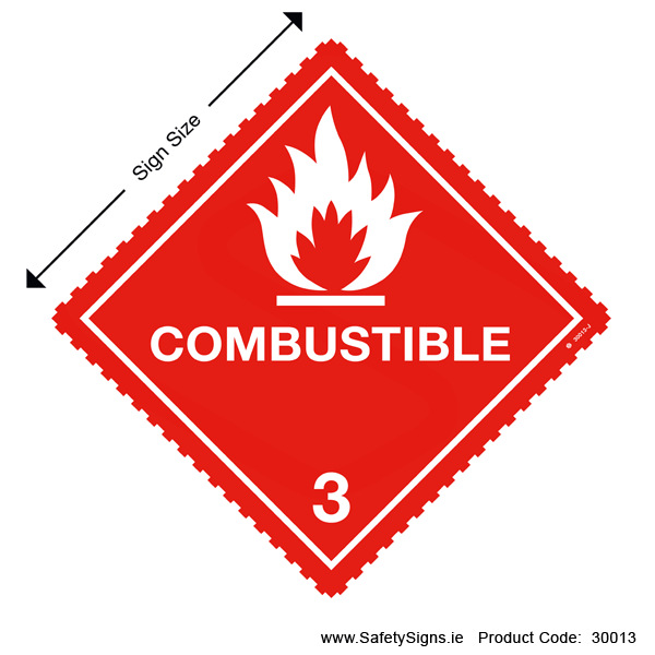 Class 3 - Combustible - 30013