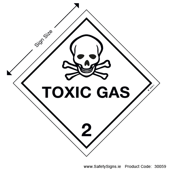 Class 2.3 - Toxic Gas - 30059