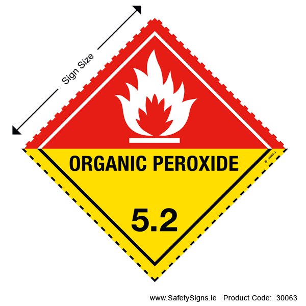 Class 5.2 - Organic Peroxide - 30063
