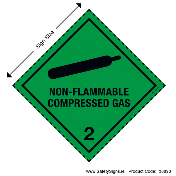 Class 2.2 - Non-Flammable Compressed Gas - 30090