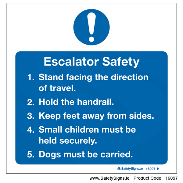 Escalator Safety - 16097