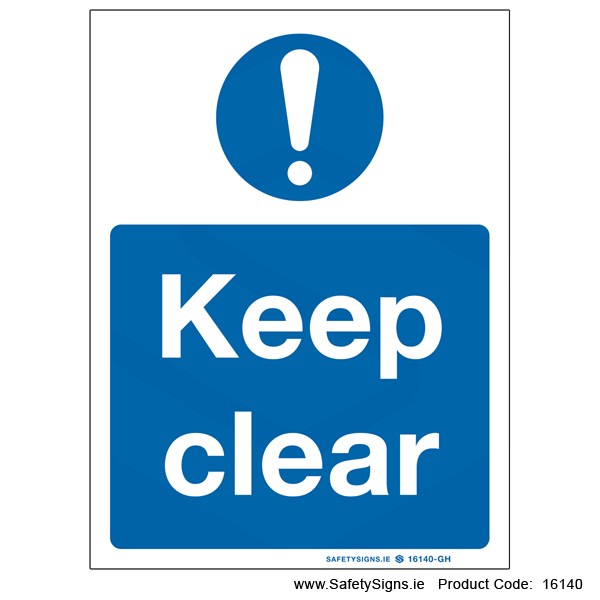 Keep Clear - 16140