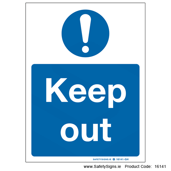 Keep Out - 16141