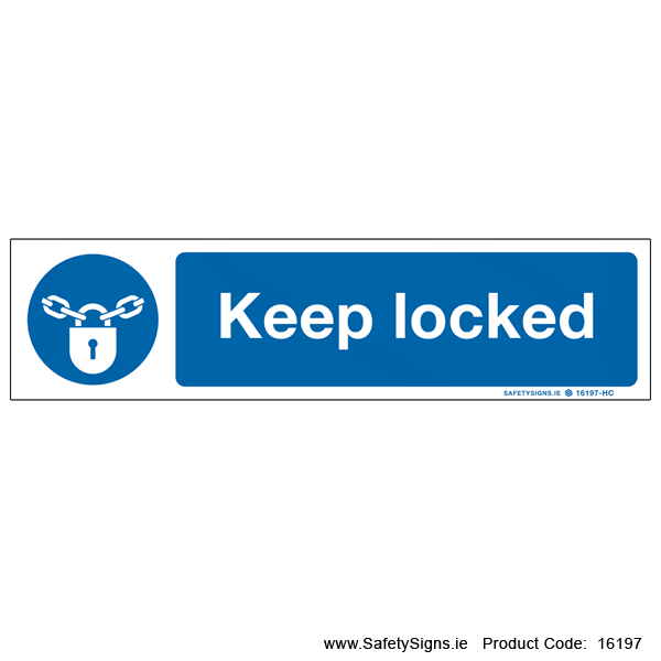 Keep Locked - 16197