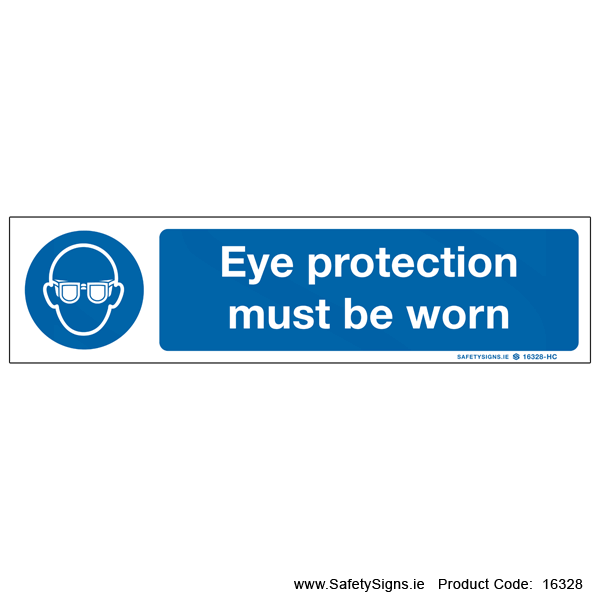 Eye Protection must be Worn - 16328