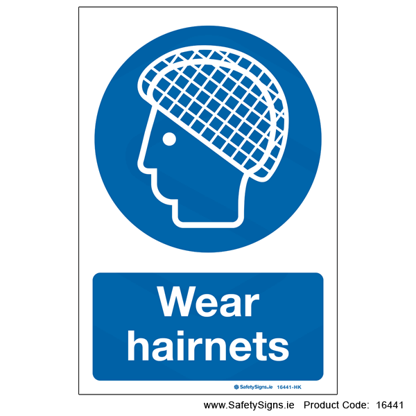 Wear Hairnets - 16441