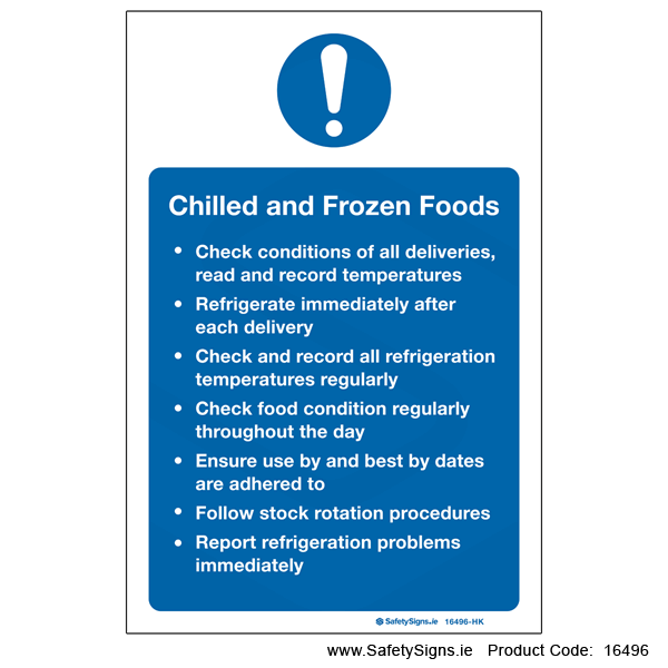 Chilled and Frozen Foods - 16496