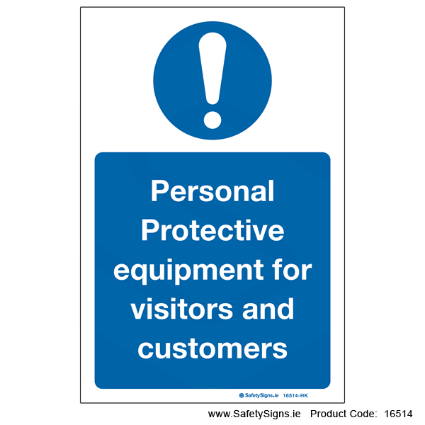 PPE for Visitors Customers - 16514