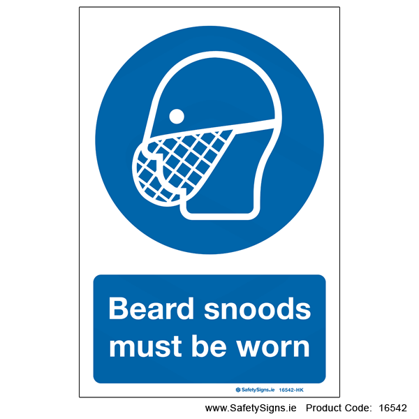 Beard Snoods to be Worn - 16542