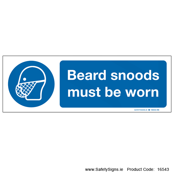 Beard Snoods to be Worn - 16543